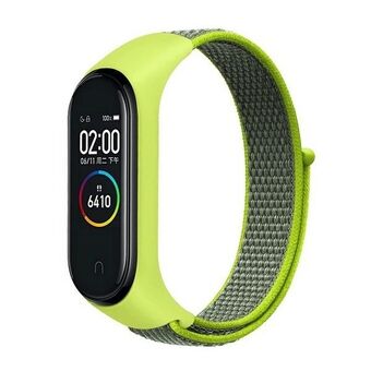 Beline stropp Mi Band 7/6/5/4/3 NylonLoop gul/yellow