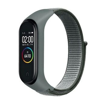 Beline stropp Mi Band 7/6/5/4/3 NylonLoop grå/grey