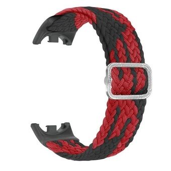 Beline rem til Mi Band 8 Nylon svart-rød/black-red