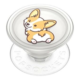 Popsockets PlantCore Grip Cheeky Corgi 806487 er et grep og stativ til telefonen.