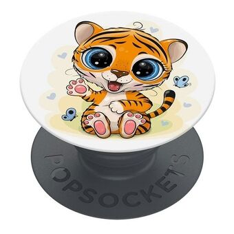 Popsockets 2 Happy Cat 70113, en håndtak og stativ til telefonen - basic