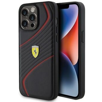 Ferrari FEHCP15XPTWK iPhone 15 Pro Max 6.7" svart/hardcase Twist Metal Logo