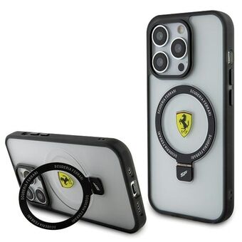 Ferrari FEHMP15LUSCAH iPhone 15 Pro 6.1" gjennomsiktig hardcase Ring Stand 2023 Collection MagSafe