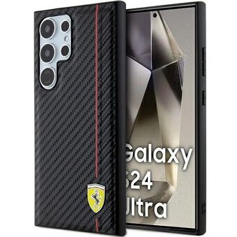 Ferrari FEHCS24LN3DUR S24 Ultra S928 svart hardcase karbontrykt linje