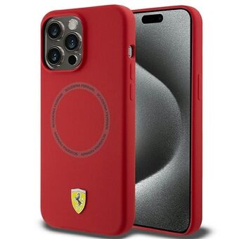 Ferrari FEHMP15XSBAR iPhone 15 Pro Max 6,7" rød hardcase Printed Ring MagSafe