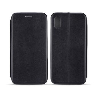 Beline Book Magnetic Case iPhone Xs svart/svart