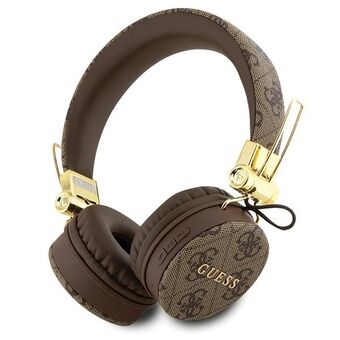 Gjett Bluetooth over-ear hodetelefoner GUBH704GEMW brune/brun 4G metalllogo