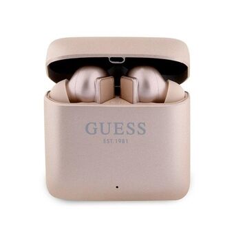 Gjet slåtttelefoner Bluetooth GUTWSSU20ALEGP TWS + dokkingstasjon i rose gold-med Logo.