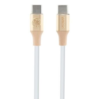 Gjett GUCCLALRGDD kabel USB-C - USB-C 1,5m rask lading gullfarget Ebossed-logo