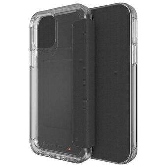 Etui Gear4 D3O Wembley Flip Wallet til iPhone 12 / 12 Pro gjennomsiktig/clear