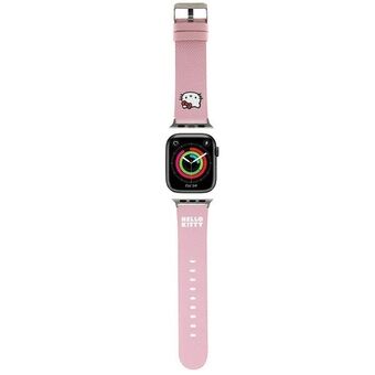 Hei Kitty Pasek HKAWMPGKHP Apple Watch 38/40/41mm rosa/lyserosa rem Kitty Head.