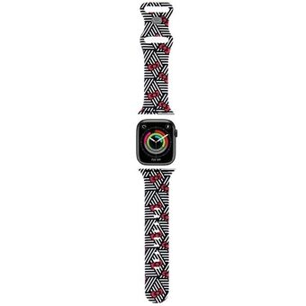 Hei Kitty Pasek HKAWMSDIEZK Apple Watch 38/40/41mm svart/svart stropp Silikon Sløyfer og striper