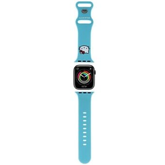 Hei Kitty Pasek HKAWMSCHBLB Apple Watch 38/40/41mm blå rem Silikon Kitty Hode