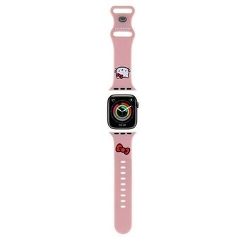 Hei Kitty Pasek HKAWMSCHBLP Apple Watch 38/40/41mm rosa/rosa rem Silikon Kitty Head