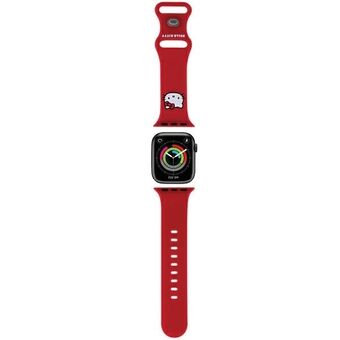 Hei Kitty Pasek HKAWMSCHBLR Apple Watch 38/40/41mm rød rem Silikon Kitty Head