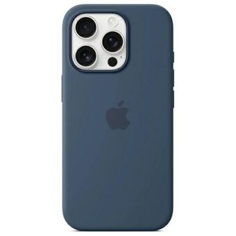 Etui Apple MYYU3ZM/A iPhone 16 Pro Max 6,9" MagSafe granatrød/denim Silikondeksel