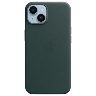 Etui Apple MPP53FE/A iPhone 14 6.1" MagSafe grønn/forest green lærveske