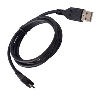 USB-kabel - microUSB svart/svart