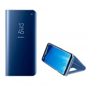 Clear View-veske Samsung A02s A025 blå/blå