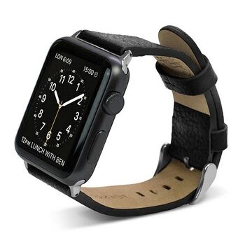 X-Doria Lux Apple Watch Strap 38 / 41mm sort / sort 23821
