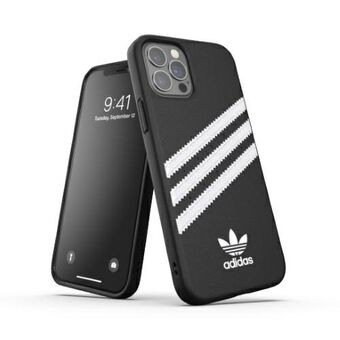 Adidas OR Moulded Case PU iPhone 12/12 Pro svart-hvitt/black-white 42230