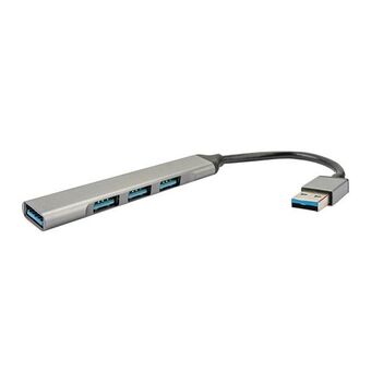 4smarts HUB 4-i-1 USB-A - 3xUSB-A 2.0 + USB-A 3.0 space grey 456909