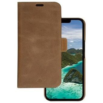 Etui dbramante 1928 Lynge 2w1 Lommebok til iPhone 14 Pro brun/brown