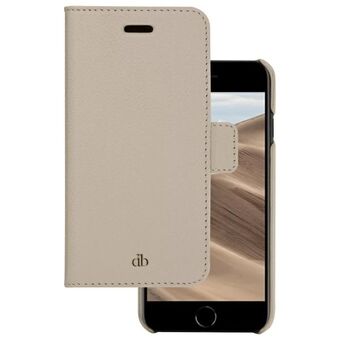 Etui dbramante 1928 New York 2w1 Lommebok til iPhone 7/8/SE 2020/SE 2022 beige/sanddyne