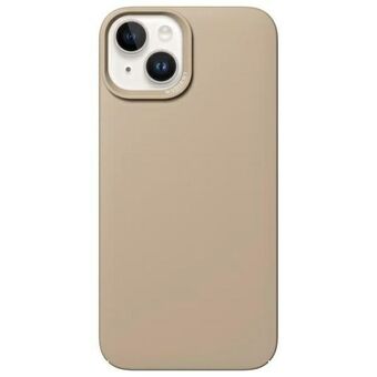 Etui Nudient Thin til iPhone 14            beige