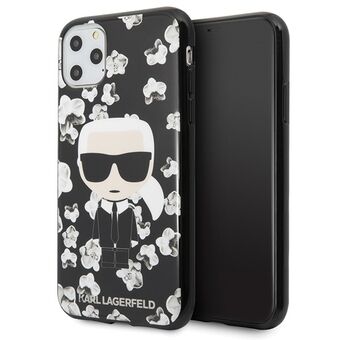 Karl Lagerfeld KLHCN58FLFBBK iPhone 11 Pro svart/sort Flower Ikonik Karl