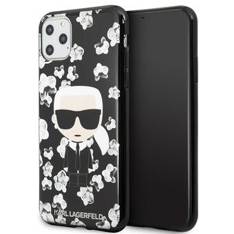 Karl Lagerfeld KLHCN65FLFBBK iPhone 11 Pro Max svart/black Flower Ikonik Karl