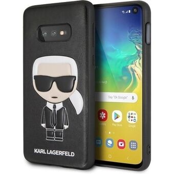 Karl Lagerfeld KLHCS10LIKPUBK S10e G970 hardcase svart/black Iconic Karl Embossed