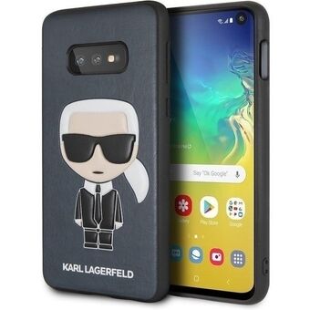 Karl Lagerfeld KLHCS10LIKPUBL S10e G970 hardcase granatblå/marineblå Iconic Karl preget