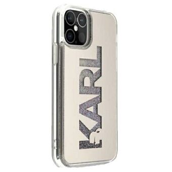 Karl Lagerfeld KLHCP12LKLMLGR iPhone 12 Pro Max 6,7" sølv/hardcase Mirror Liquid Glitter Karl