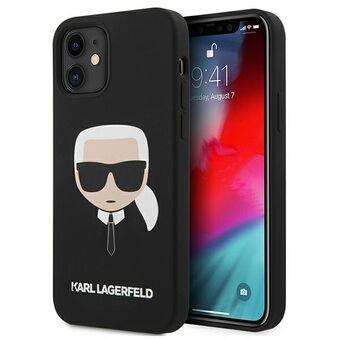 Karl Lagerfeld KLHCP12SSLKHBK iPhone 12 mini 5,4" svart/sort hardcase Silikon Karl`s Hode