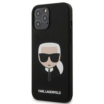 Karl Lagerfeld KLHCP12LSLKHBK iPhone 12 Pro Max 6,7" svart/sort hardcase Silikon Karl`s Head