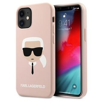 Karl Lagerfeld KLHCP12SSLKHLP iPhone 12 mini 5,4" lys rosa/light pink hardcase Silikon Karl`s Head