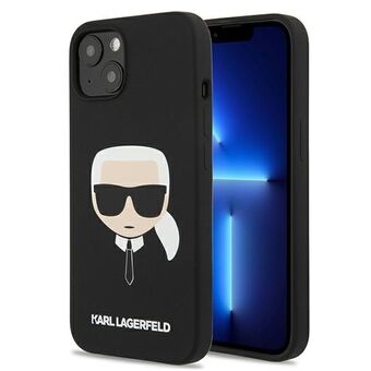 Karl Lagerfeld KLHCP13SSLKHBK iPhone 13 mini 5,4" svart/svart hardcase silikon Karl\'s Head