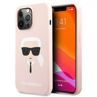 Karl Lagerfeld KLHCP13LSLKHLP iPhone 13 Pro / 13 6,1" jasnoróżowy / lysrosa hardcase silikon Karl`s Head