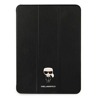 Karl Lagerfeld KLFC12OKMK iPad 12.9" Pro 2021 Bokdeksel czarny/svart Saffiano Karl Iconic