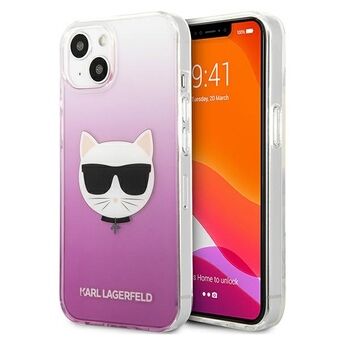 Karl Lagerfeld iPhone 13 Mini Hardcase Rosa Choupette Head