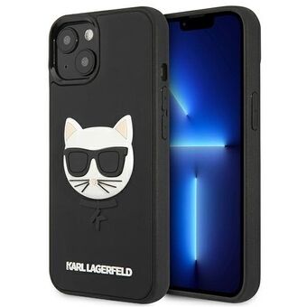 Karl Lagerfeld KLHCP13SCH3DBK 13 mini 5,4" svart/hardcase 3D Rubber Choupette.