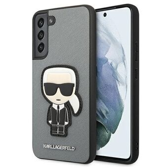 Karl Lagerfeld KLHCS22MOKPG S906 S22+ sølv/silver hardcase Saffiano Ikonik Karl`s Patch