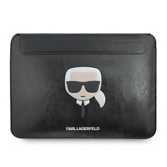 Karl Lagerfeld Sleeve KLCS16KHBK 16" svart/black Ikonik Karl`s Head