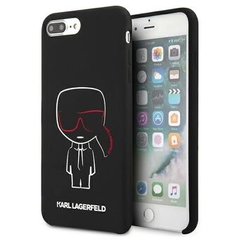 Karl Lagerfeld KLHCI8LSLKCBK iPhone 7/8 Plus hardcase svart/svart Silikon Karl Iconic