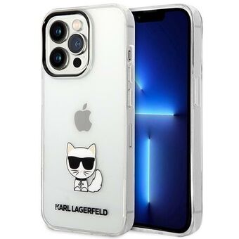 Karl Lagerfeld KLHCP14LCTTR iPhone 14 Pro 6,1" hardcase gjennomsiktig/transparent Choupette Body