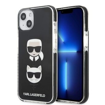 Karl Lagerfeld KLHCP13STPE2TK iPhone 13 mini 5.4" hardcase svart / svart Karl & Choupette Head