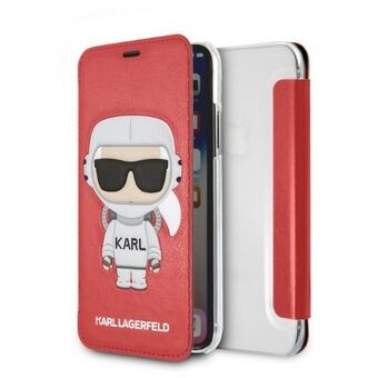 Karl Lagerfeld KLFLBKPXKSCORE iPhone X/ XS hylle rød/rød Karl Space Cosmonaut