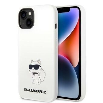 Karl Lagerfeld KLHCP14SSNCHBCH iPhone 14 / 15 / 13 6,1" hardcase hvit/hvitt Silikone Choupette