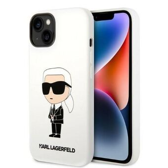 Karl Lagerfeld KLHCP14SSNIKBCH iPhone 14 6.1" hardcase hvit/hvit Silikon Ikonik